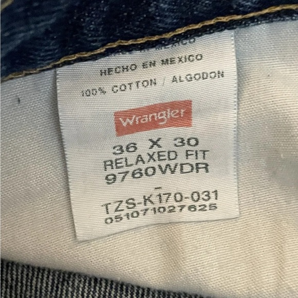 Mens Wrangler Jeans 36x30 - Picture 3 of 5